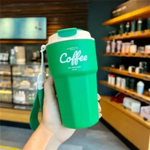 تروال ماگ مدل Coffee بند دار با حجم 420 میلی لیتر